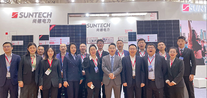 Green development with carbon peaking and carbon neutrality! Suntech shows its effective N-type PV modules at 2023 SUCE