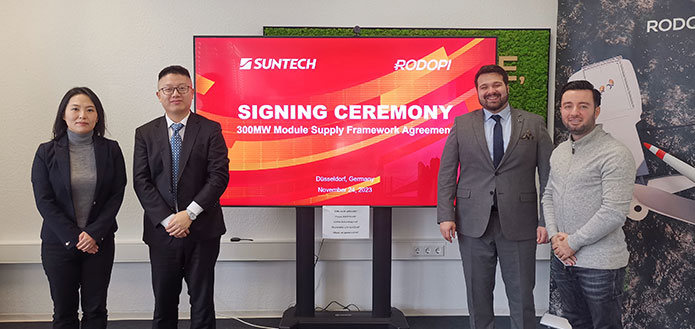 Suntech Power to Supply 300mw Modules to Rodopi, Marking A Strategic Leap into Solar Energy