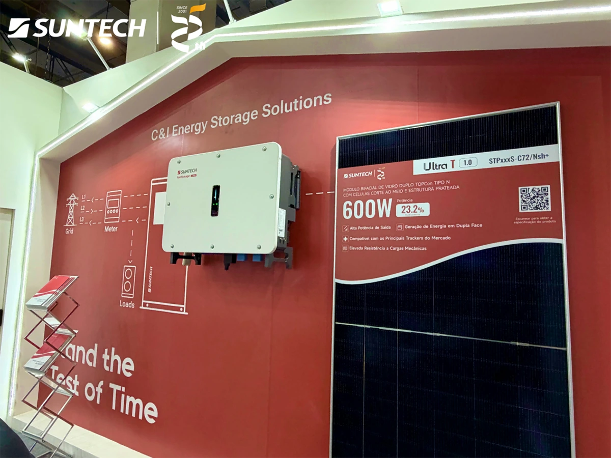 Suntech Showcases N-Type PV and Storage Solutions at The smarter E South America 2026