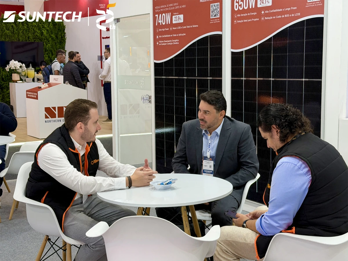 Suntech Showcases N-Type PV and Storage Solutions at The smarter E South America 2026