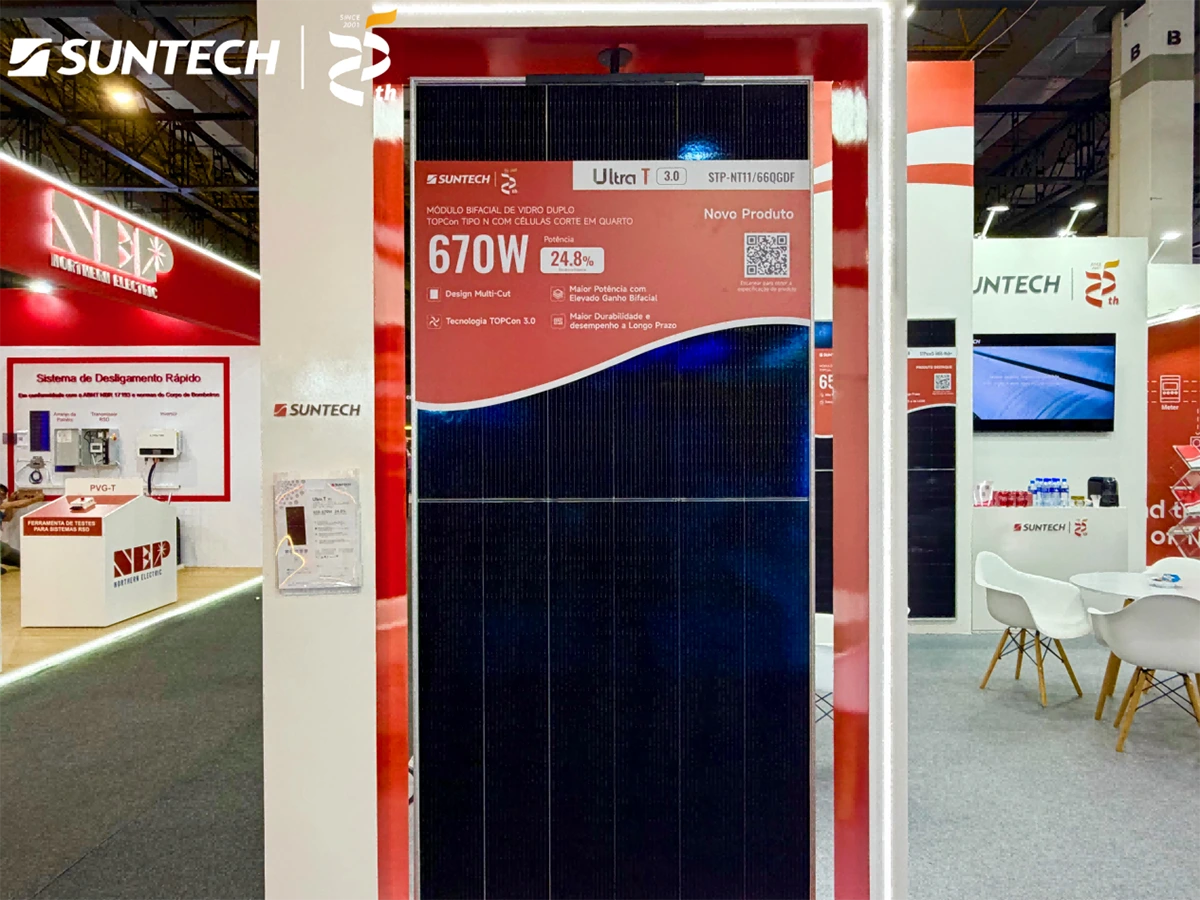 Suntech Showcases N-Type PV and Storage Solutions at The smarter E South America 2026