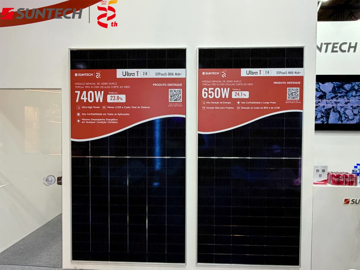 Suntech Showcases N-Type PV and Storage Solutions at The smarter E South America 2026