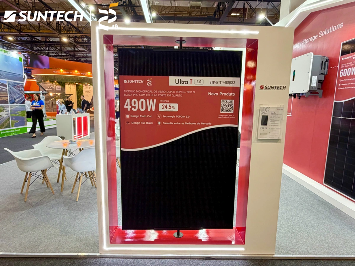 Suntech Showcases N-Type PV and Storage Solutions at The smarter E South America 2026