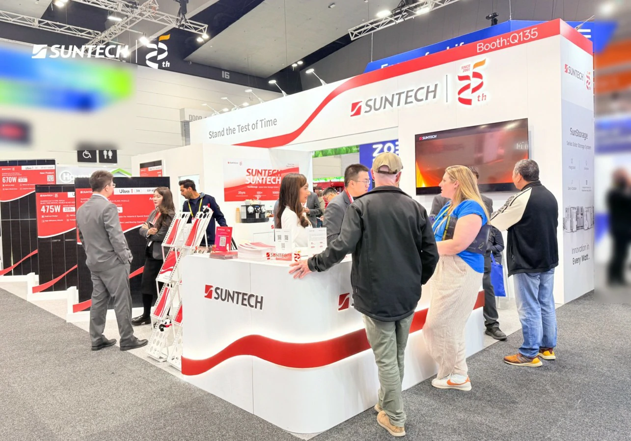 Suntech Showcases High-Efficiency PV Modules at All Energy Australia 2026