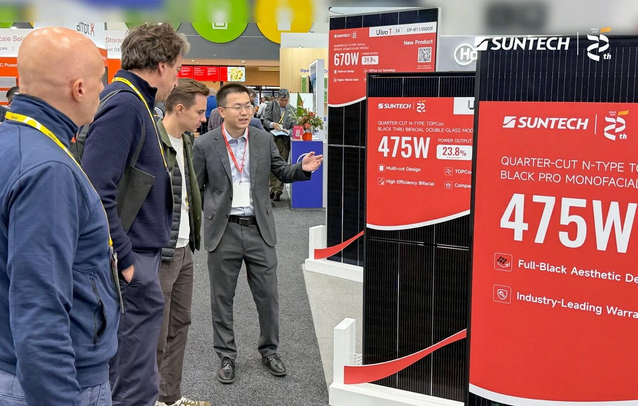 Suntech Showcases High-Efficiency PV Modules at All Energy Australia 2026