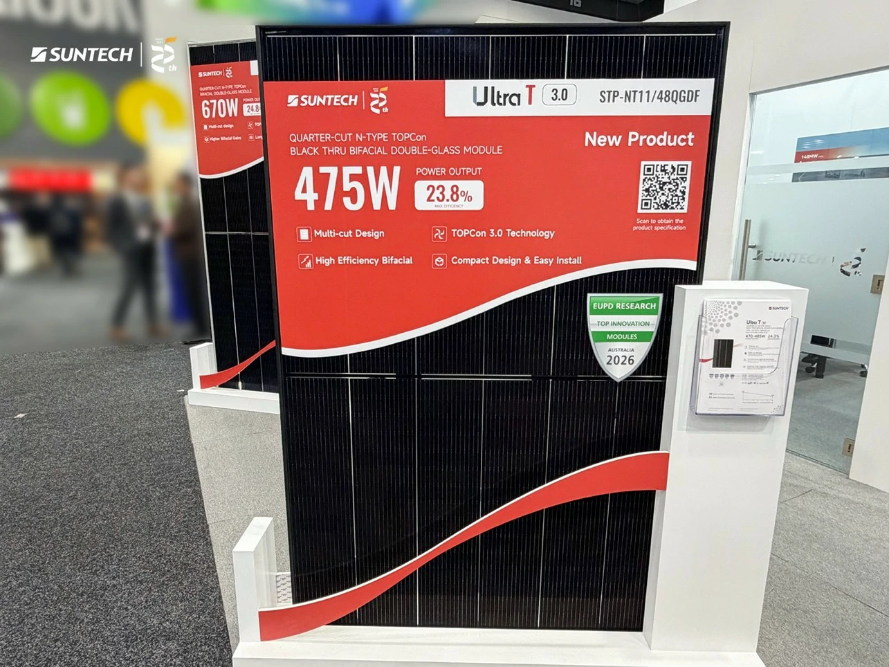 Suntech Showcases High-Efficiency PV Modules at All Energy Australia 2026